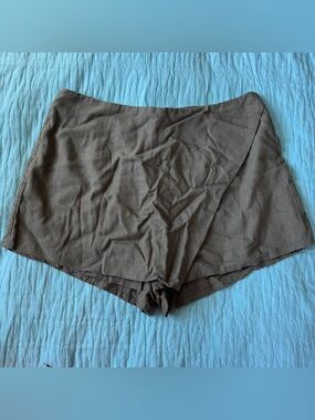 Princess Polly Army Green Skort US 8